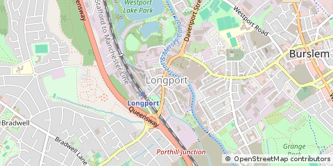 Map of Stoke-on-Trent