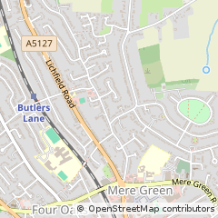Map of Sutton Coldfield