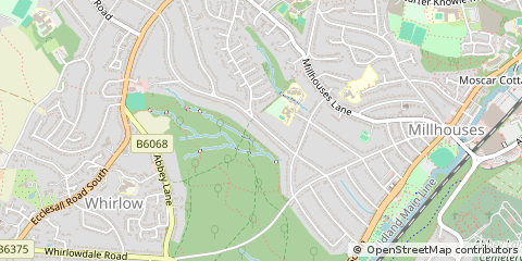 Map of Sheffield