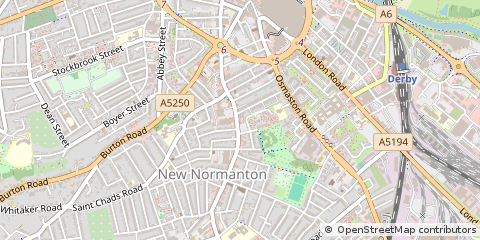 Map of Derby