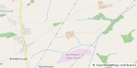 Map of Holsworthy, Devon