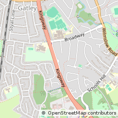 Map of Cheadle, Cheshire