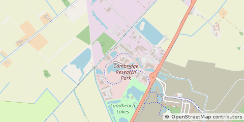 Map of Cambridge, Cambridgeshire