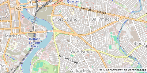 Map of Belfast