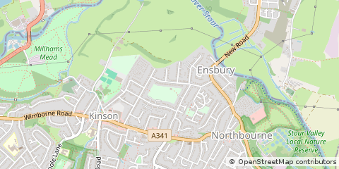 Map of Bournemouth