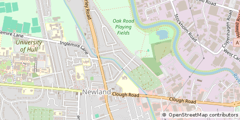 Map of Hull, East Yorkshire