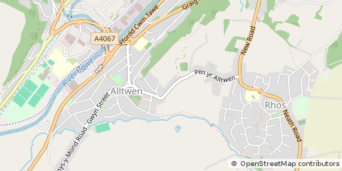 Map of Swansea