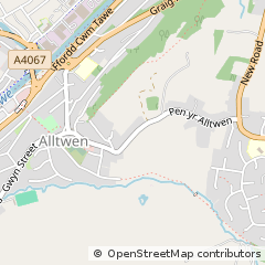 Map of Swansea