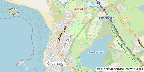 Map of Rhosneigr