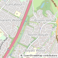Map of Eastleigh, Hampshire