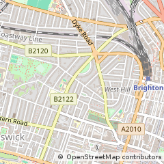 Map of Brighton, East Sussex
