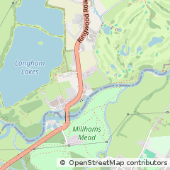 Map of Ferndown, Dorset
