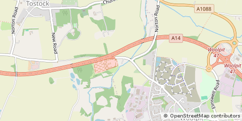 Map of Bury ST. Edmunds