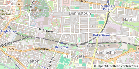 Map of Glasgow