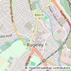 Map of Rugeley, Gloucestershire