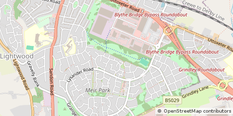 Map of Stoke-on-Trent