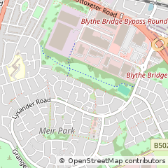 Map of Stoke-on-Trent
