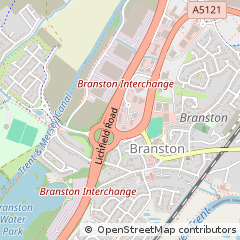Map of Burton-on-Trent