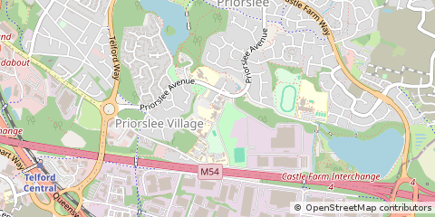 Map of Telford, West Midlands
