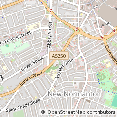 Map of Derby, Derbyshire