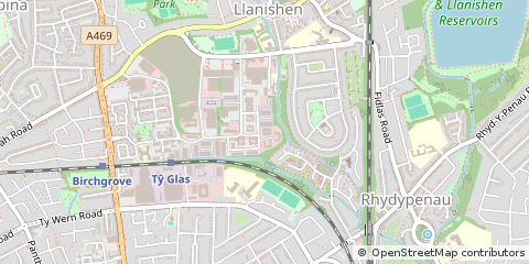 Map of Cardiff