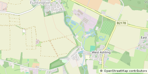 Map of Chichester, West Sussex