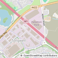 Map of Milton Keynes