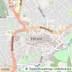 Map of Yeovil, Somerset