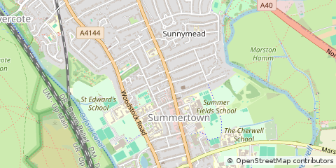 Map of Oxford, Buckinghamshire