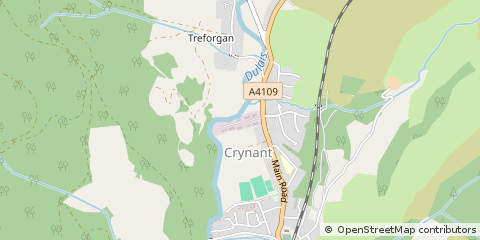 Map of Neath, West Glamorgan