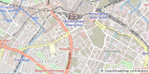 Map of Birmingham