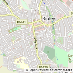 Map of Ripley, Derbyshire