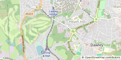 Map of Telford, Shropshire