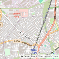 Map of Liverpool, Merseyside
