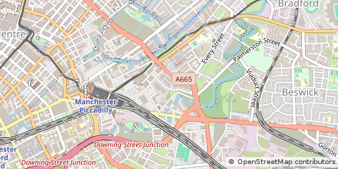 Map of Manchester