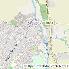Map of Nottingham, Nottinghamshire