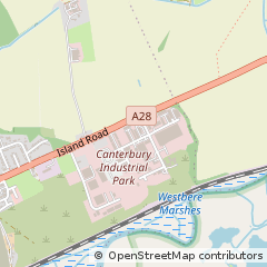 Map of Canterbury, Kent