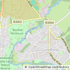 Map of Lindford, Hampshire