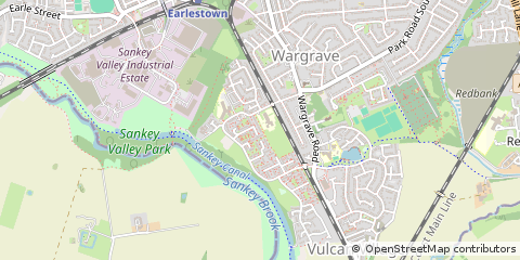 Map of Newton-LE-Willows