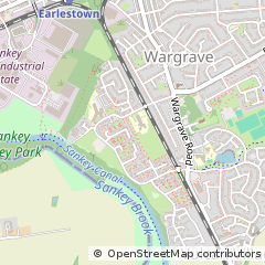 Map of Newton-LE-Willows