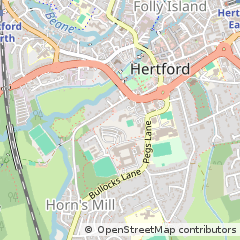 Map of Hertford