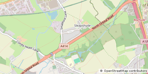 Map of Herts, Hertfordshire