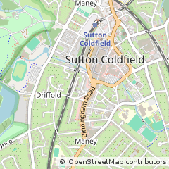 Map of Sutton Coldfield