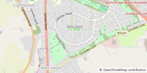 Map of Stoke-on-Trent