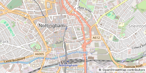 Map of Nottingham