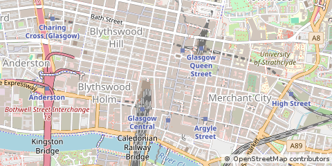 Map of Glasgow