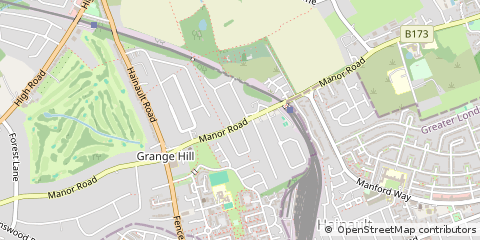 Map of Chigwell