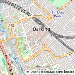 Map of Barking, London
