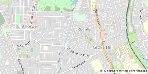 Map of Cleveland, North Yorkshire