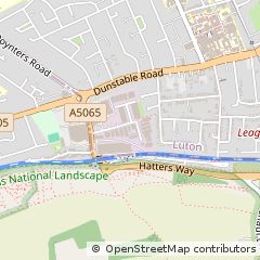 Map of Luton, Bedfordshire
